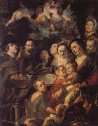 Jacob Jordaens Borthers,and Sisters Norge oil painting reproduction
